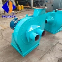 Ventilador Centrífugo de Alta Presión de 1-10 HP, 0.75-37 kW, para Reciclaje de Plástico, Extrusora, Cortadora, Clasificador Óptico, Soplador de Transporte Neumático