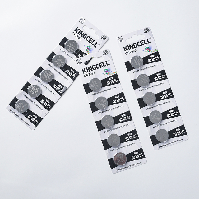 KINGCELL CE CR2025 Lithium-ion Battery Cell 220mAh 150mAh 3V for Remote Control Home Appliances & Toys 3-Year Warranty