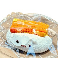 Mainan Penghilang Stres Sushi Kucing, Squishy Slow-Rebound, Silikon Food-Grade untuk Usia 14+ Tahun