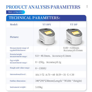 Yumurta kalitesi analizörü tam otomatik yumurta Haff değeri <span class=keywords><strong>test</strong></span> cihazı yumurta kalitesi <span class=keywords><strong>test</strong></span> cihazı - Product Image 6
