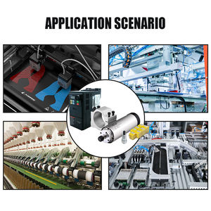 HLTNC ชุดแกนหมุน220V 380V 65mm, 1.5KW แกนหมุนลมเย็นวงกลม24000RPM ชุดแกนหมุน CNC แกนหมุน ER11ด้วย VFD - Product Image 6