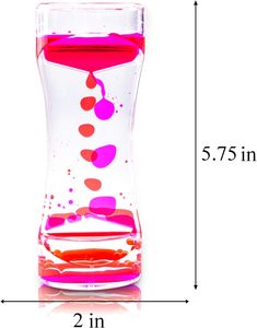 Liquid Motion Handheld Oil Timer Bubbler Liquid Hourglass Sensory Squeeze Juguetes para niños y adultos con autismo Ansiedad - Product Image 5