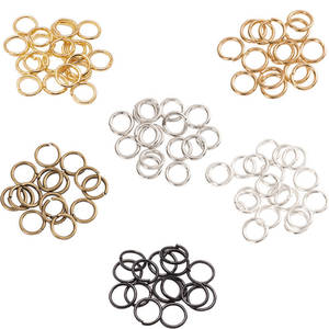 Closed Mouth Ring <b>Copper</b> Plated Round For <b>Bracelet</b> Making Jewelry Findings - Product Image 2