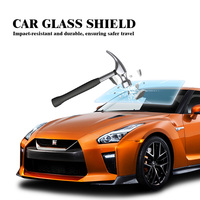 Film de protection pour vitres de voiture en PET de 4 mil d'épaisseur, dureté 6H, résistant aux rayures, anti-éclats, anti-gravier, pour vitres d'origine