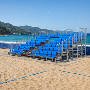 Tribunes modulaires temporaires, sièges pour spectateurs, gradins extérieurs à plusieurs niveaux pour les courses, les festivals et les événements - Product Image 1