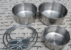 Asılı paslanmaz çelik kafes Coop kanca fincan kuş papağan besleme bardak kase kuş su tabak kuş besleyici - Product Image 6