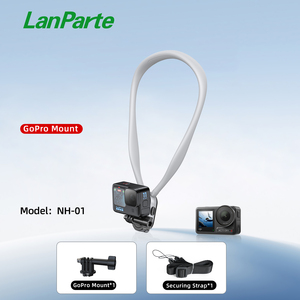 Nouveauté 2026 – Support magnétique réglable pour <span class=keywords><strong>téléphone</strong></span> portable et caméra d'<span class=keywords><strong>action</strong></span>, respectueux de la peau, à porter autour du cou - Product Image 4