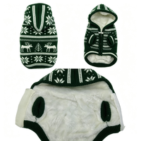 Pull pour chien personnalisable à double couche doublé de peluche, pull épais pour chien, vêtements pour animaux de compagnie