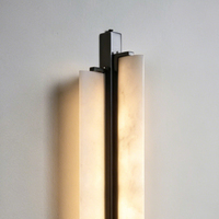 Applique murale en marbre espagnol de style français post-moderne pour couloir, salon, chambre à coucher, décoration, lampe murale LED avec 110V-220V
