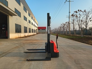 Nuovo <span class=keywords><strong>1.5t</strong></span> Capacity Wide Leg pedonali <span class=keywords><strong>Pallet</strong></span> elettrico Stacker con 3m 3.5m altezza di sollevamento - Product Image 3