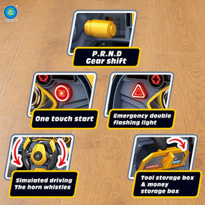 Juguete Educativo Multifuncional de Ensamblaje, Juego de Herramientas de Reparación e Ingeniería, Autobús Escolar de Simulación, Alcancía de Plástico, Cumple con la Norma EN71 - Product Image 2