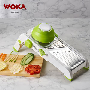 Trancheur de légumes à <span class=keywords><strong>Mandoline</strong></span>, manuel de haute qualité set, trancheur multifonction réglable - Product Image 2