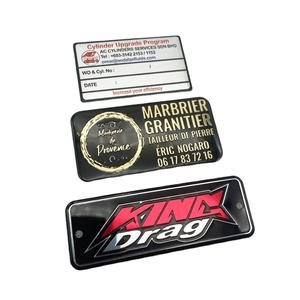 사용자 정의 이름 플레이트 이름표 새겨진 로고 금속 배지 가구 전자 스테인레스 스틸 이름 판 - Product Image 6