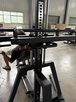 Banc de musculation réglable Rizhao pour la maison avec positions inclinée, déclinée et plate, entraîneur de poitrine multifonction et ensemble d'entraînement de force