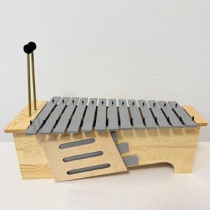 <span class=keywords><strong>Xylophone</strong></span> 13 touches en aluminium vibrant, instrument de percussion à percussion manuelle, tailles moyenne, petite et grande, en coffret - Product Image 3
