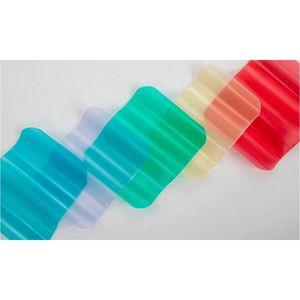 Fourniture d'usine imperméable ondulée de surface de conception moderne de feuille de toit transparente de polycarbonate de haute qualité du Vietnam - Product Image 5