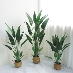 High Quality Eco-friendly Artificial Plastic <strong>Trees</strong> Potted Plant Indoor Wall Decorations Home Hotel <strong>Use</strong> 1.1m-2.1m Height Durable - Product Image 2