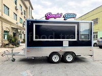 Conteneur mobile personnalisé pour la vente de glaces, chariot alimentaire, camion de jus d'açaï, remorque, kiosque, stand, boutique à vendre