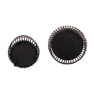 Ensemble de jardinières tissées modernes noires pour l'intérieur et l'extérieur, pots à fleurs décoratifs, trois tailles - Product Image 5