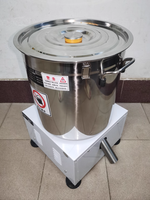 1400 R/minuut ontvettingsmachine voor bananenchips en aardappelchips, centrifugale ontwateringsmachine