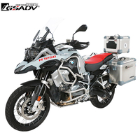 Boîtes latérales pour moto GS ADV R1250GS ADV, aluminium, personnalisées, argentées, sacoches de selle, boîte arrière, top case, installation facile, valises latérales