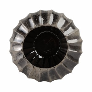 Ciotola decorativa in ceramica smaltata, rotonda, nera, per tavolino da caffè o decorazione da cucina. - Product Image 6
