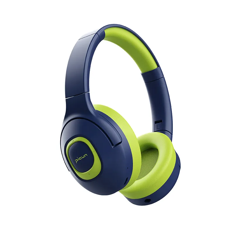 Picun E5 On-ear 85db/93db Adjustable Volume Limit Wireless Kids Bluetooth Headphones
