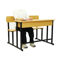 Mobilier scolaire moderne, pupitre et banc de salle de classe, table et chaises pour étudiants de bibliothèque