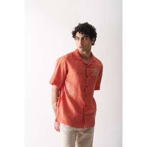 <b>Men</b> <b>Shirt</b> Elegant Half <b>Sleeve</b> Construction Smooth Fabric Created For Smart Casual Daily Wear And Formal Bulk From India - Product Image 4