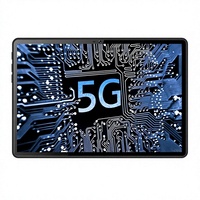 Tablet Kompatibel Semua Jaringan 5G Slot Kartu SIM Model Baru 2024 2-in-1 Android Tablet Hadiah 64GB Stok Kantor Kerja Gaming Belajar