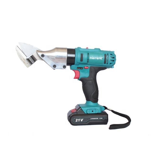 MT21DJ Rechargeable Portable Lithium Cordless Electric Scissors/ Metal Sheet Shear Cutter