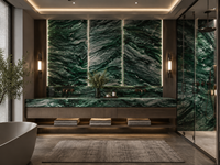 Dalles de quartzite vert Lapponia pour plans de travail de cuisine, îlots, comptoirs, tables à manger, bureaux et buffets, meubles de salle de bain