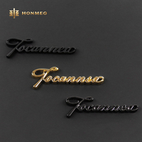 HONMEO Fabricant d'étiquettes métalliques en alliage de zinc gravées sur mesure, étiquettes de vêtements, étiquettes métalliques en gros pour vêtements