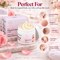 Crème éclaircissante et blanchissante à la niacinamide fermentée pour la zone du bikini, les parties intimes, les genoux foncés, les aisselles et le corps