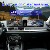 ZWNAV Double écran tactile Android IPS 12,3 pouces, autoradio GPS Navi, système audio stéréo pour Mazda 3 2010-2015, lecteur multimédia DVD, unité principale