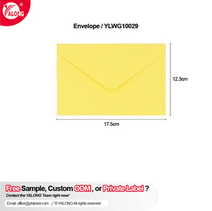 Yalong bán buôn thấp moq sang trọng tùy chỉnh kinh doanh in logo Kraft Giấy Cảm ơn bạn thẻ bên trong bao bì phong bì - Product Image 5