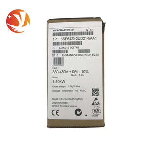 เครื่องแปลงความถี่420-2UD21-5AA1 6SE6 Siemens ของแท้สินค้าใหม่ตัวควบคุมโปรแกรมได้ PLC 16 I/o 110V I/O Link - Product Image 4