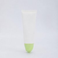 Tube cosmétique vide en PE de 40 mm avec bouchon dôme, impression de logo personnalisée pour mousse nettoyante, nettoyant visage, vente en gros