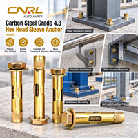 RuiLi Grade 4.8 Q235 Carbon Steel Hex Head Sleeve Anchor Expansion Bolts M6-M16 Concrete Fasteners Wholesale OEM ODM Supplier