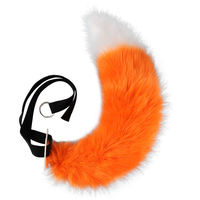 Vente chaude Halloween Cosplay Accessoire Personnalisable Couleur Style Personnalisé En Peluche Loup Fournitures Queue Ensemble Furry Fox Tail