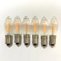 10pc 3w Warm Light Glass Bulbs 12v 14v 34v Tapered Candles E10 Led  Replacement Bulbs Candle Light Bulb For Bathroom Kitchen Home