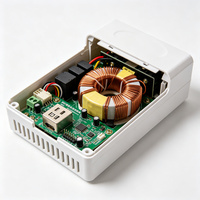 Stabilisateur de tension numérique intelligent 2KVA 2000W 220V monophasé à montage mural avec port de charge USB
