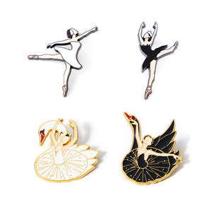 เข็มกลัดแฟชั่นเคลือบโลหะสังกะสีพร้อม<span class=keywords><strong>นัก</strong></span><span class=keywords><strong>เต้น</strong></span>ปกเสื้อออกแบบได้ตามต้องการสำหรับของขวัญวันเกิด - Product Image 3