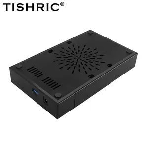 מארז TISHRIC HDD 3.5 SATA ל-USB 3.0 מתאם חיצוני לכונן קשיח מארז דיסק ל-3.5 SSD דיסק 450Mb/s 18TB HDD מארז תיבת