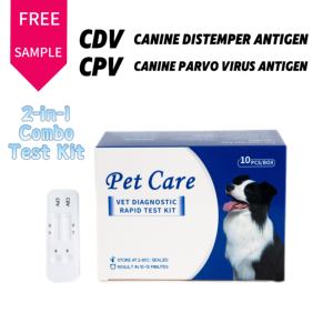 송곳니 수의사 CDV + CPV ag/CCV 콤보 + CPV/CCV/GIA Giardia 항원 신속 테스트 키트 개 - Product Image 3