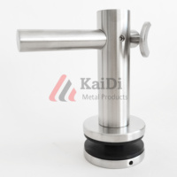 Balustrades et mains courantes d'escalier en verre Support de main courante amovible pour mur