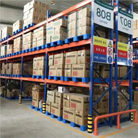 Système de rayonnage à palettes haute capacité, structure de stockage en acier robuste pour entrepôt
