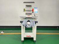 Super Vente Machine à Broder Industrielle Automatique à Tête Unique de Haute Qualité 12 15 Aiguilles Machine à Broder Informatisée Personnalisée