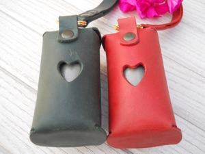 ที่มีคุณภาพสูงขนาดที่กำหนดเองหนังสีน้ำตาลสุนัขเซ่อผู้ถือกระเป๋าป๊อป-0020 - Product Image 3