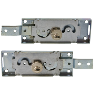 PAIRE DE SERRURES DE VOLETS ROULANTS AVEC CLÉ PUNCH PREFER (droite + gauche) (S711) - Product Image 1